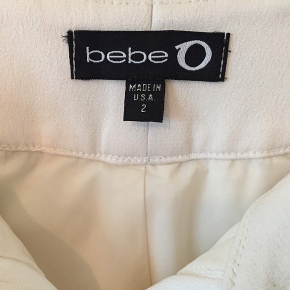 bebe White slacks - Picture 8 of 8